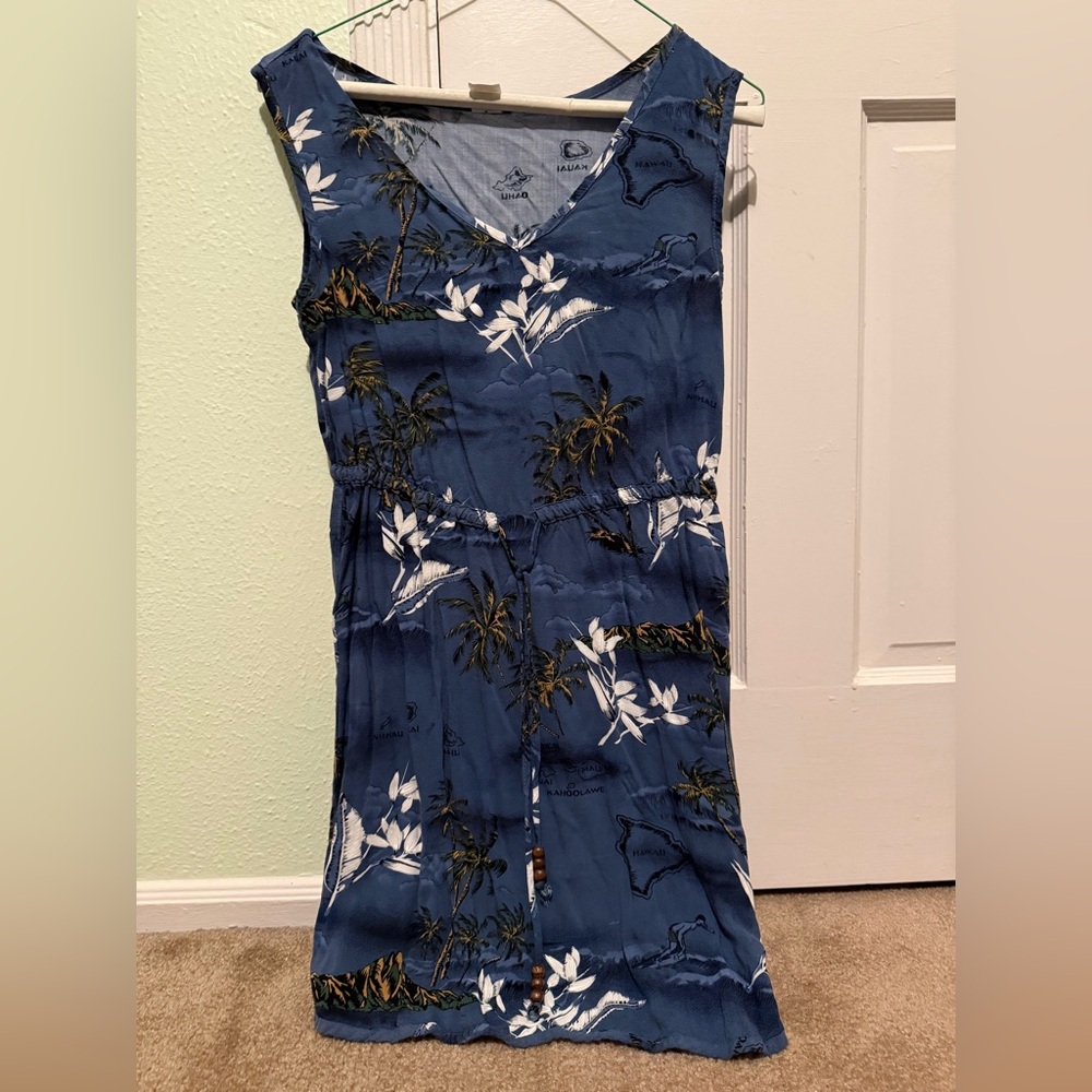 Women's Aloha Dress – Blue Surf